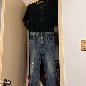 Vintage Lucky Brand Jean Jumpsuit/ Overalls